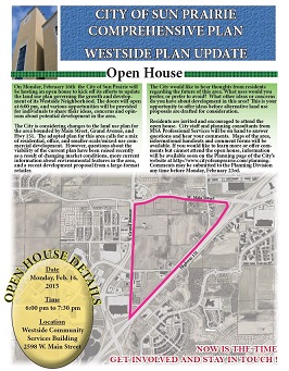 Westside Plan Open House Flyer